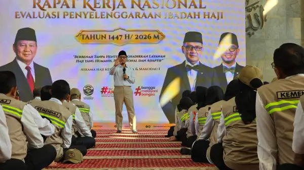 Rakernas Evaluasi Haji, Wamenhaj Ajak Bangun Budaya Kerja Baru Demi Pelayanan Terbaik bagi Jemaah